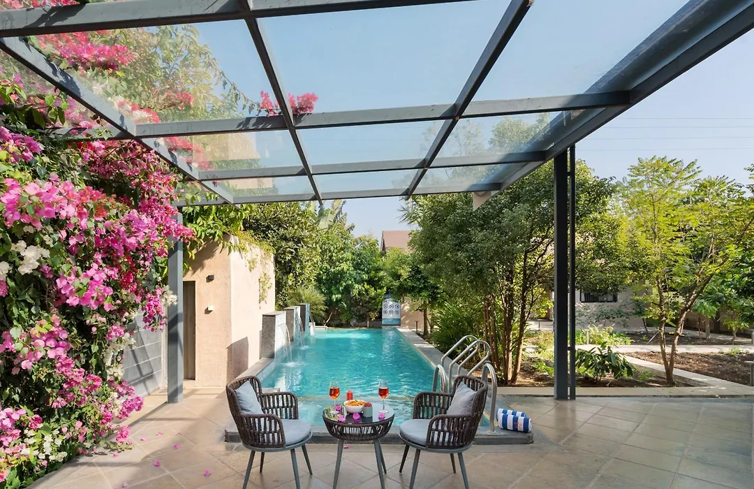 Saffronstays Eden - 3Br Vineyard-Side Pool Villa With Jacuzzi, Farm Dining, Stargazing Deck & Lawns For Celebrations-1
