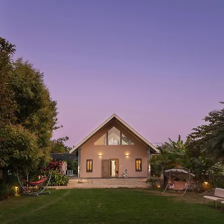 Saffronstays Eden - 3Br Vineyard-Side Pool Villa With Jacuzzi, Farm Dining, Stargazing Deck & Lawns For Celebrations-3